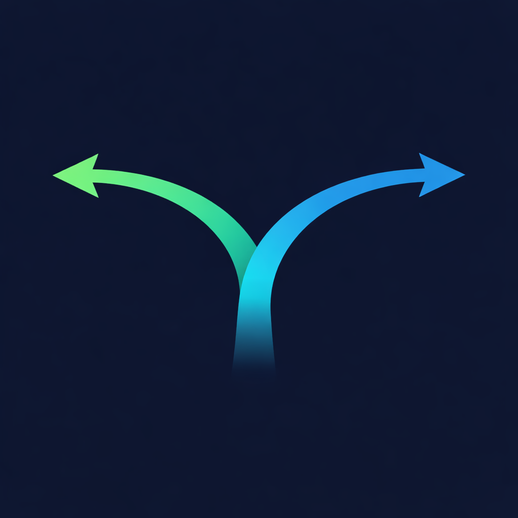 Branching path illustration